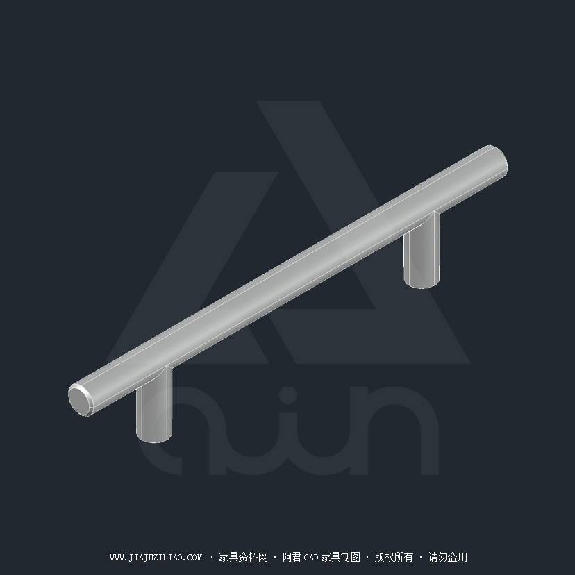 3D-铝合金拉手01