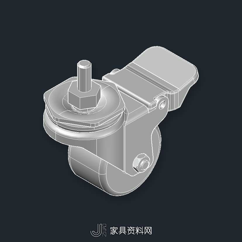 w50d-8-c脚轮（带刹车）